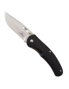 Coltello di terza marca con lama finitura pietra (20,4 cm.)