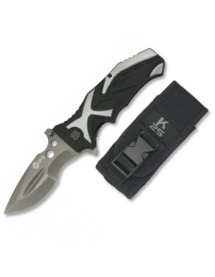 Coltello tattico K25 grigio titanio