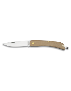 Coltello da campagna con manico in legno, lama da 6,8 cm.