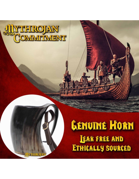 Boccale vichingo con cinturino per...