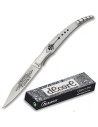 Coltello marca Albainox con lama decorata (20 cm.)