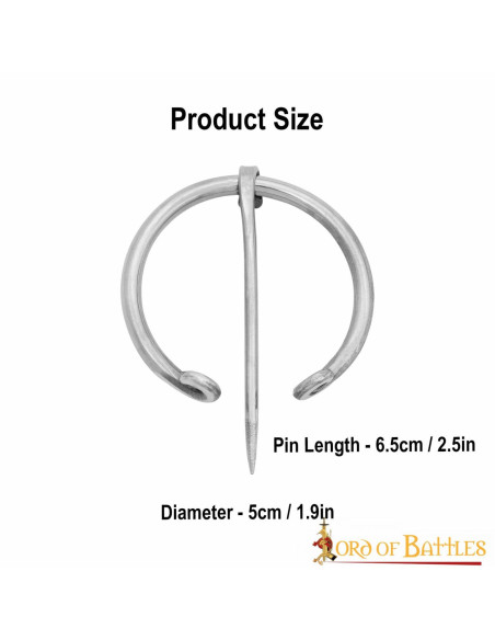 Fibula vichinga nichelata per...