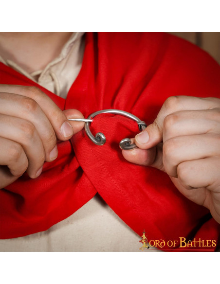 Fibula vichinga nichelata per...