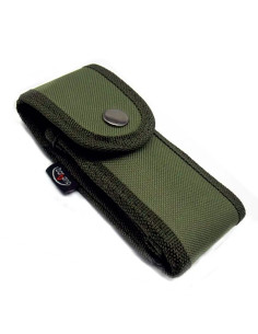 Custodia verde imbottita in nylon per coltelli (12 cm.)