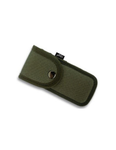 Custodia in nylon verde per coltelli (16x7 cm.)