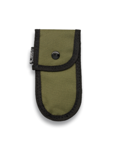 Custodia in nylon verde per coltelli (13 x 6 cm.)