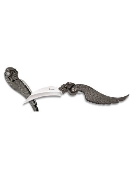 Coltello marca Albainox con teschio e...