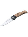 Coltello navale con chiusura Muela, legno d'ulivo
