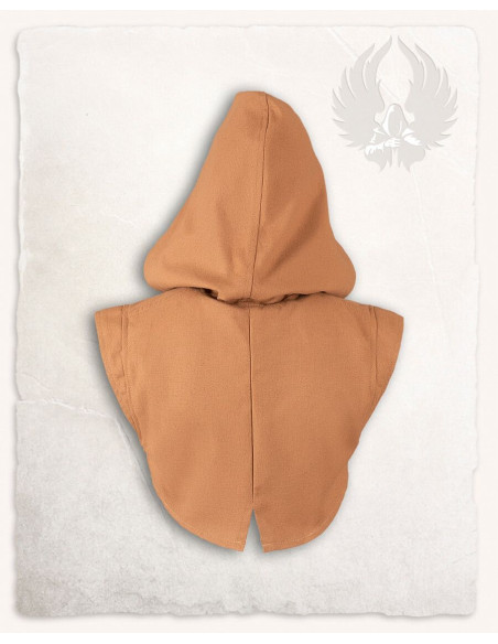 Coprispalla medievale con cappuccio...
