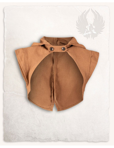 Coprispalla medievale con cappuccio...