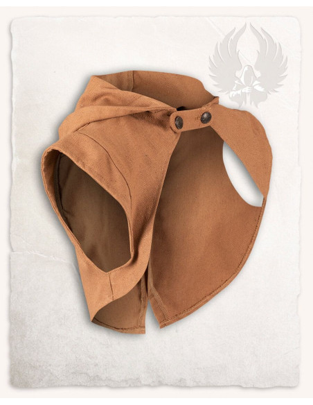 Coprispalla medievale con cappuccio...