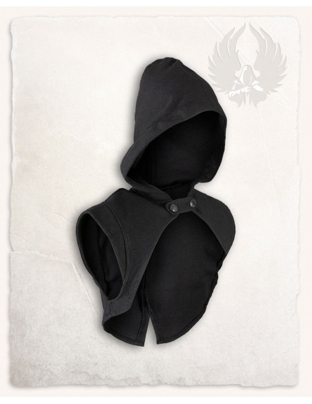 Coprispalla medievale con cappuccio...