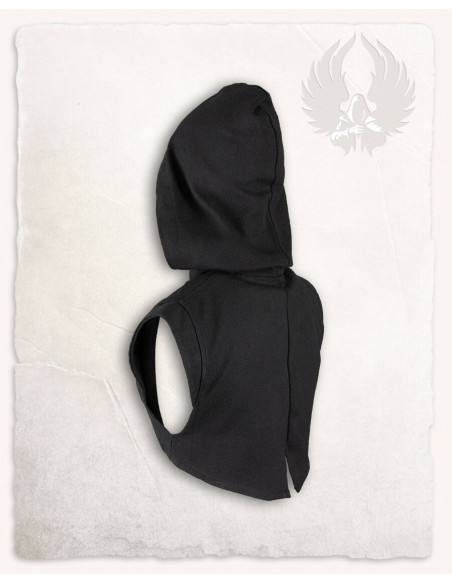 Coprispalla medievale con cappuccio...