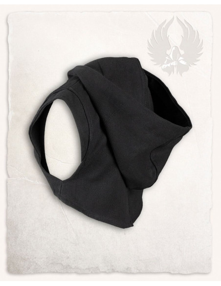 Coprispalla medievale con cappuccio...