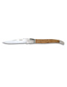Coltello tascabile in legno d'ulivo tipo Albainox Laguiole (21,4 cm.)