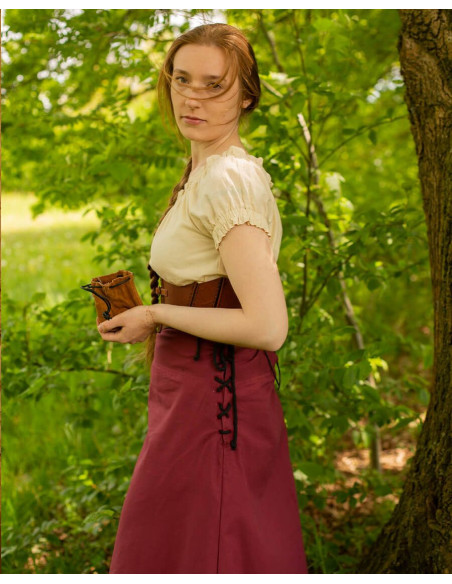 Gonna medievale Nelly in cotone color...