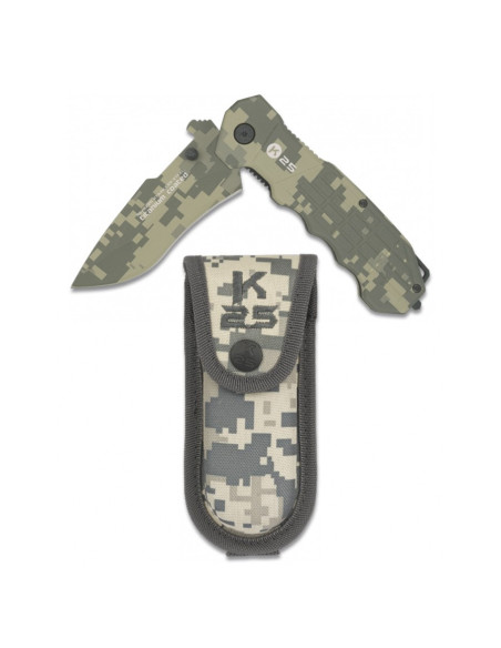 Coltello tattico di marca K25 Camo...