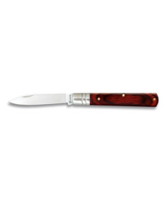 Coltello a pistone con impugnatura Red Stamina (lama da 6...