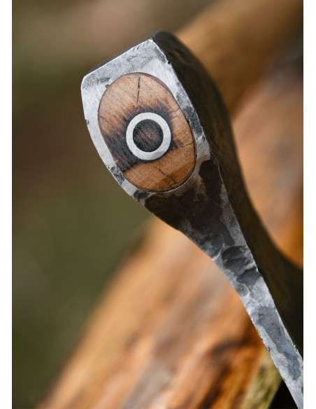 Ascia vichinga forgiata a mano, tipo D