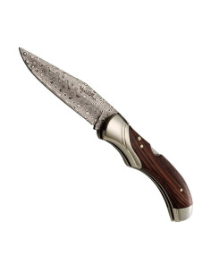 Coltello tascabile Deluxe in acciaio Damasco, Muela