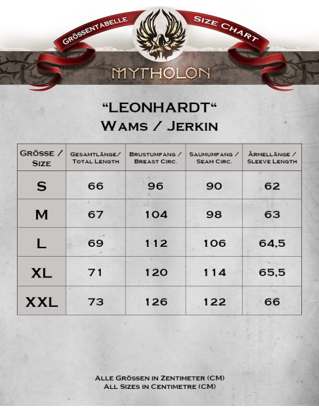 Gilet medievale Leonardo in colore...