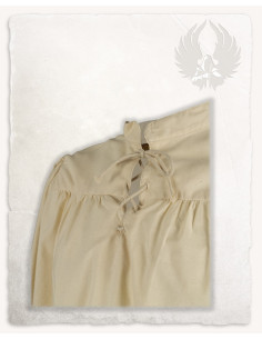 Camicia medievale Roland in crema, unisex 2