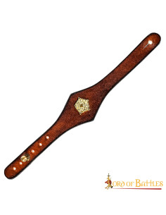 Bracciale Tudor realizzato a mano in pelle marrone con... 2