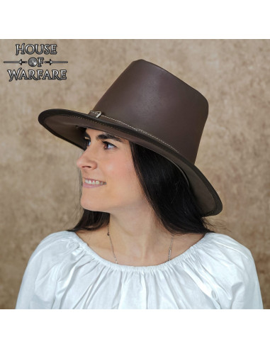 Cappello da gentiluomo barocco marrone, XVII secolo