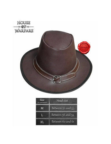 Cappello da gentiluomo barocco marrone, XVII secolo