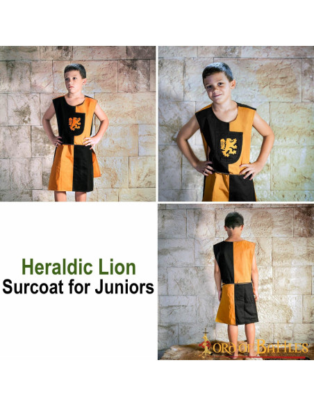 Tabardo da bambino scudo Leone...