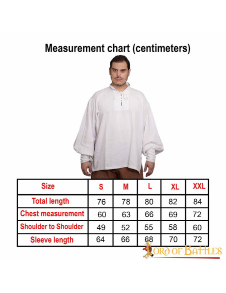 Camicia da pirata classica o...