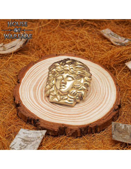 Decorazione borsa Medusa in ottone