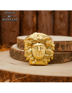 Decorazione borsa Medusa in ottone 2