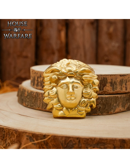 Decorazione borsa Medusa in ottone