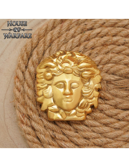 Decorazione borsa Medusa in ottone