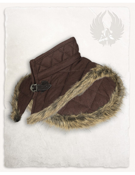 Gorgiera Nimue in lana, marrone