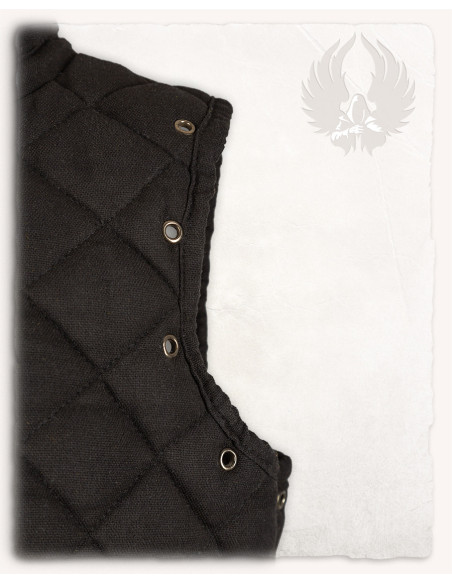 Gambeson lungo nero senza maniche...