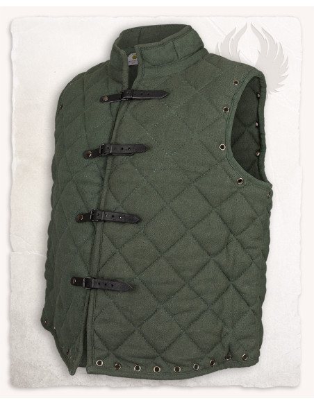 Gambeson medievale Arthur Green su tela