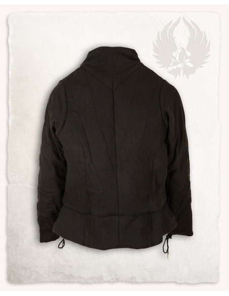 Farsetto medievale Tudor - Nero