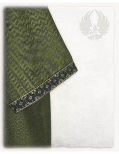 Tunica medievale nobile Sigbert - Verde oliva 2