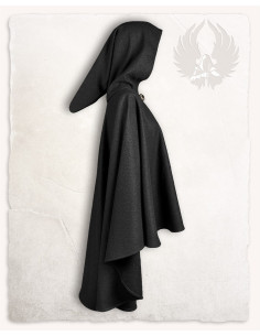 Mantella corta in lana Kim da donna - Grigio 2