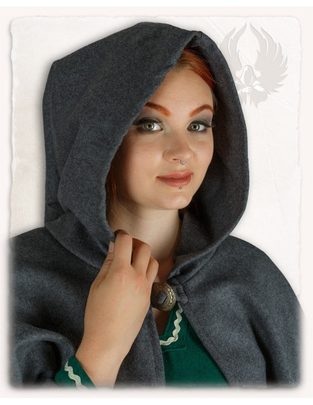 Mantella corta in lana Kim da donna -...