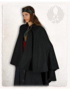 Mantella corta in lana Kim da donna - Nera 2