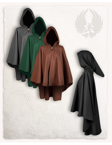 Mantella corta in lana Kim da donna -...