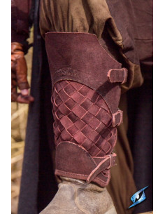 Schinieri del Ranger in pelle scamosciata marrone rossastro 2