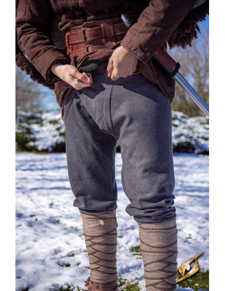 Pantaloni Fimbul in misto lana con...