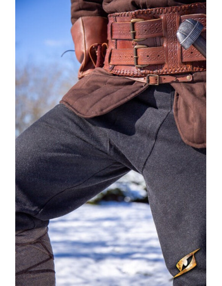 Pantaloni Fimbul in misto lana con...