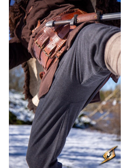 Pantaloni Fimbul in misto lana con...