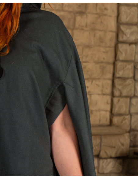 Mantello medievale tipo corvo in tela...