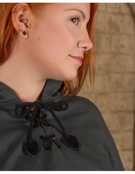 Mantello medievale tipo corvo in tela...